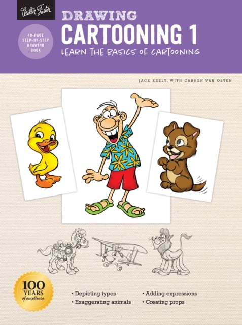 Book cover of Drawing: Cartooning 1