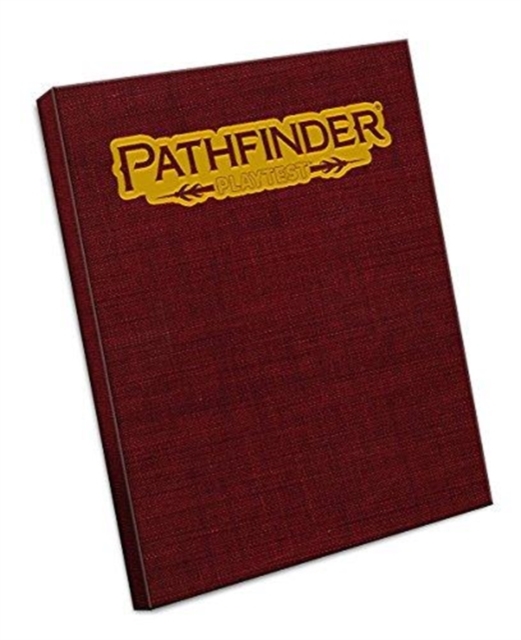 Book cover of Pathfinder Playtest Rulebook Deluxe Hardcover