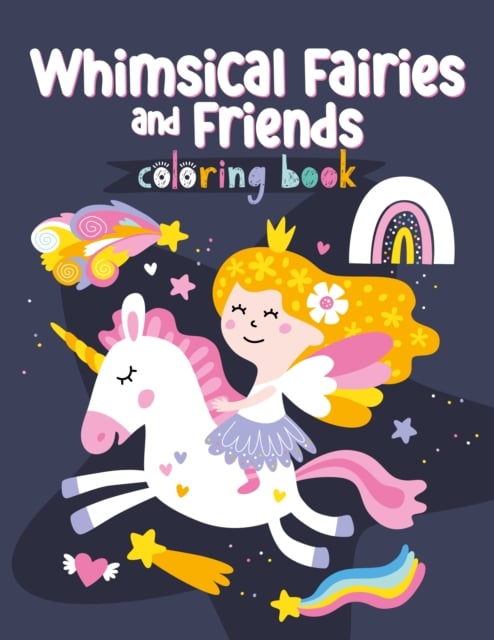 Book cover of Whimsical Fairies Coloring Book