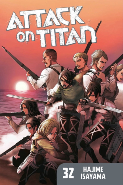 Book cover of Attack on Titan 32