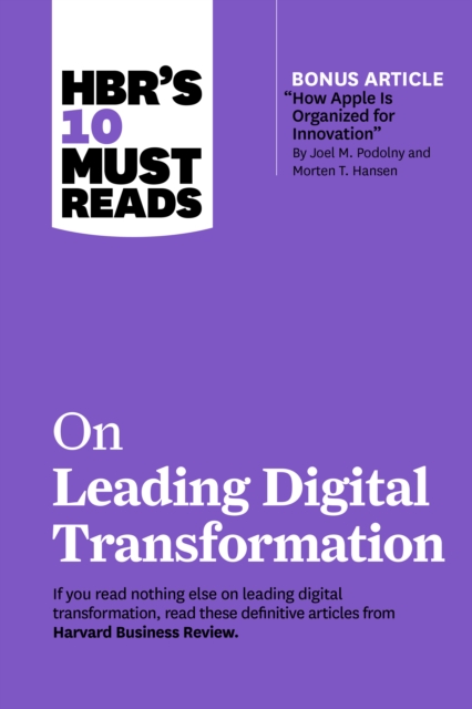 Book cover of HBR's 10 Must Reads on Leading Digital Transformation