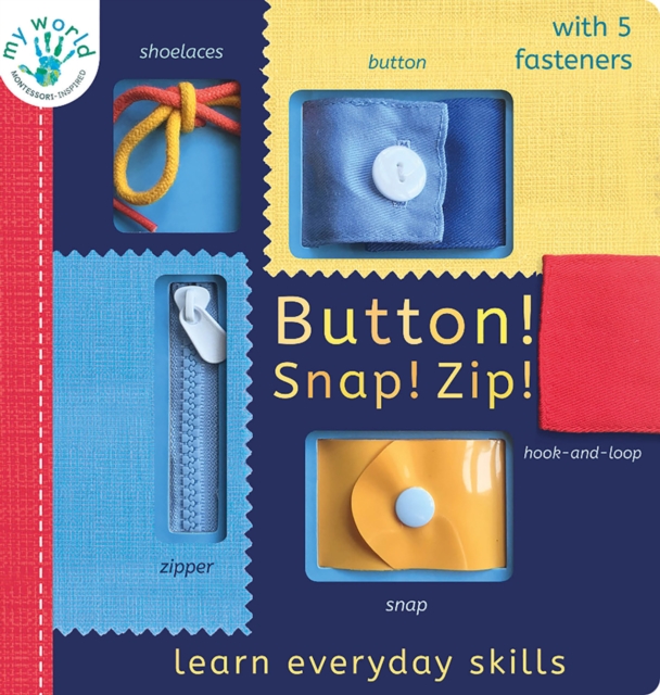 Book cover of Button! Snap! Zip!