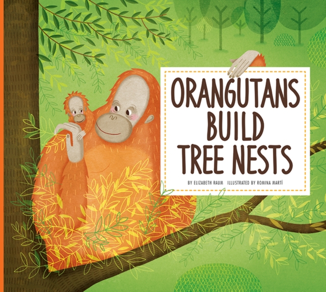 Book cover of Orangutans Build Tree Nests
