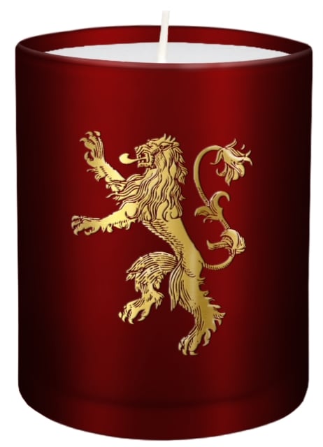 Book cover of Game of Thrones: House Lannister Large Glass Candle