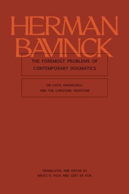Book cover of The Foremost Problems of Contemporary Dogmatics