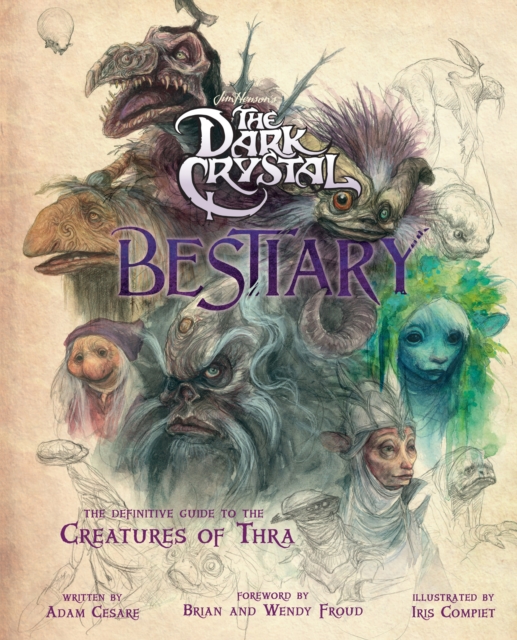 Book cover of The Dark Crystal Bestiary