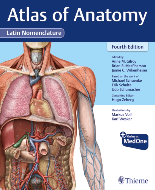 Book cover of Atlas of Anatomy, Latin Nomenclature