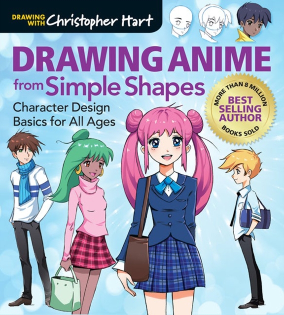 Book cover of Drawing Anime from Simple Shapes