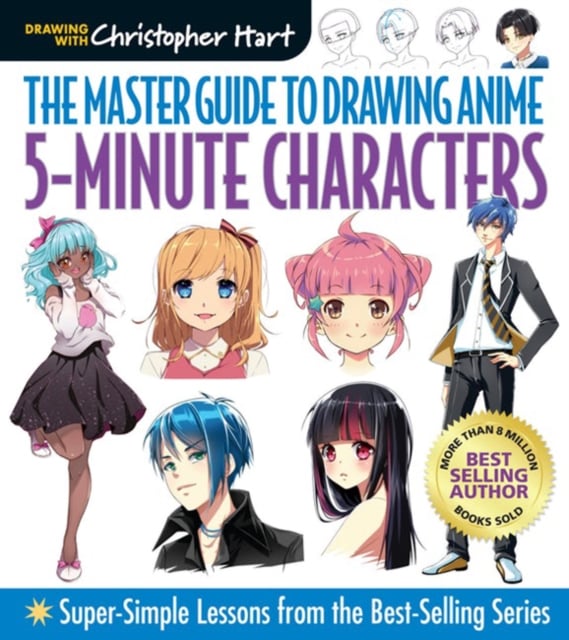 Book cover of Master Guide to Drawing Anime: 5-Minute Characters