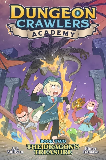 Book cover of Dungeon Crawlers Academy Book 2: The Dragon's Treasure