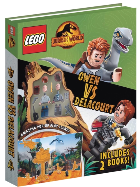 LEGO® Jurassic World™: Owen vs Delacourt (Includes Owen and Delacourt LEGO®  minifigures, pop-up play scenes and 2 books) by Buster Books, LEGO, LEGOÂ®