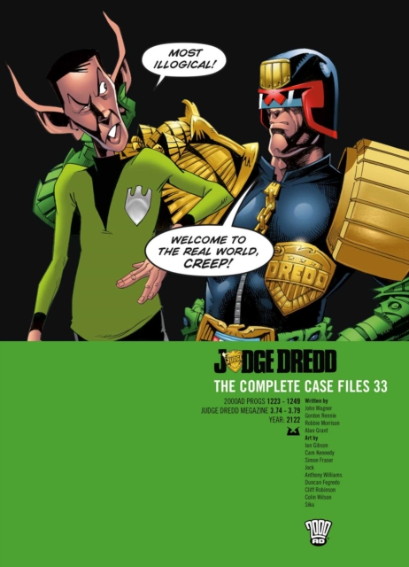 Book cover of Judge Dredd: The Complete Case Files 33
