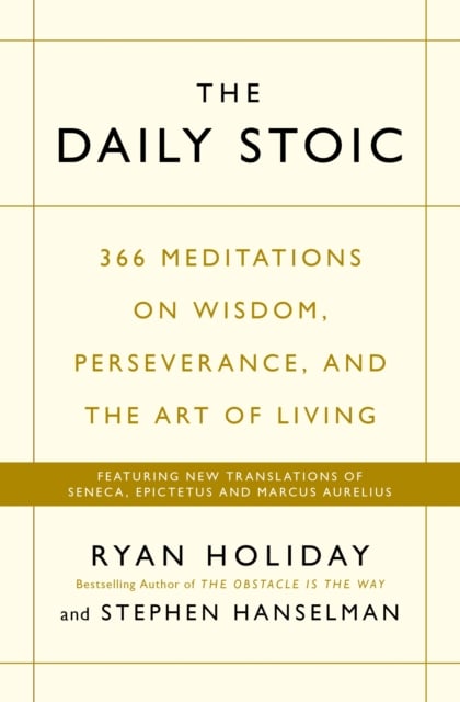 Book cover of The Daily Stoic