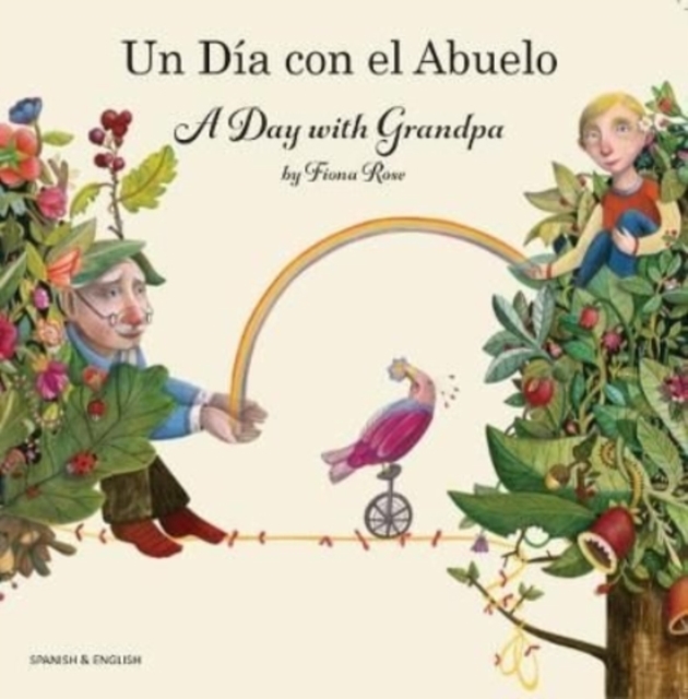 Book cover of A Day with Grandpa Spanish and English