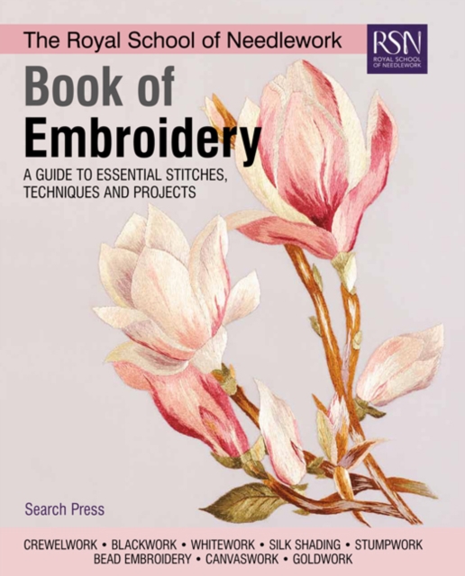 Book cover of The Royal School of Needlework Book of Embroidery