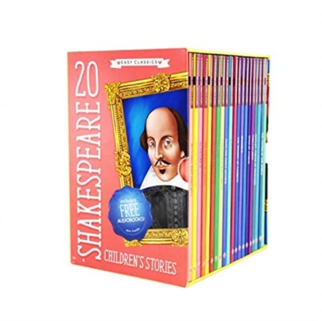 Book cover of 20 Shakespeare Children's Stories: The Complete Collection (Easy Classics)