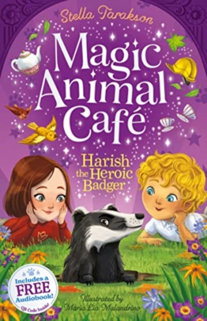 Book cover of Magic Animal Cafe: Harish the Heroic Badger
