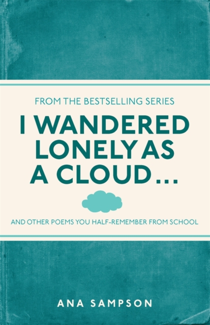 Book cover of I Wandered Lonely as a Cloud...