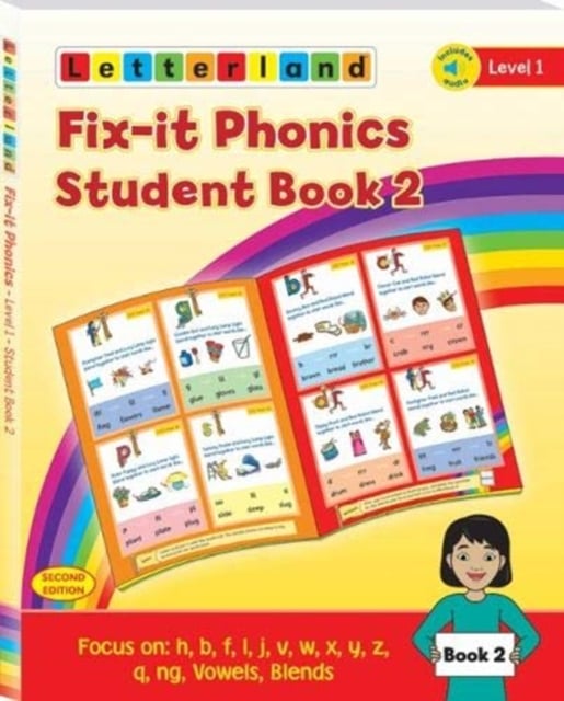 Book cover of Fix-it Phonics - Level 1 - Student Book 2 (2nd Edition)