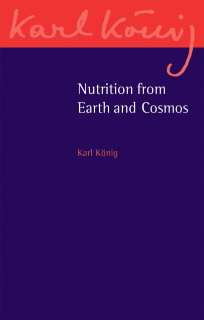 Book cover of Nutrition from Earth and Cosmos