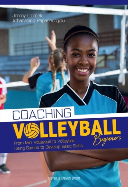 Book cover of Coaching Volleyball Beginners