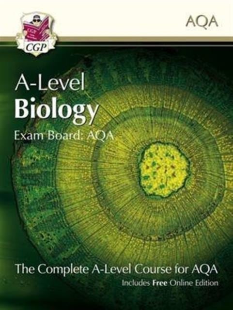 Book cover of A-Level Biology for AQA: Year 1 & 2 Student Book with Online Edition