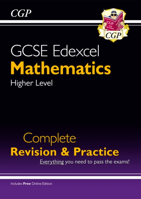Book cover of GCSE Maths Edexcel Complete Revision & Practice: Higher inc Online Ed, Videos & Quizzes