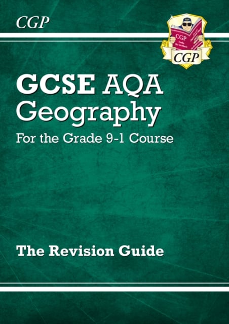 Book cover of GCSE Geography AQA Revision Guide includes Online Edition, Videos & Quizzes