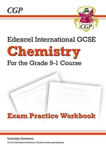 Book cover of Edexcel International GCSE Chemistry Exam Practice Workbook (with Answers)