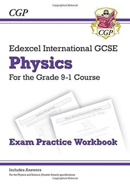 Book cover of Edexcel International GCSE Physics Exam Practice Workbook (with Answers)