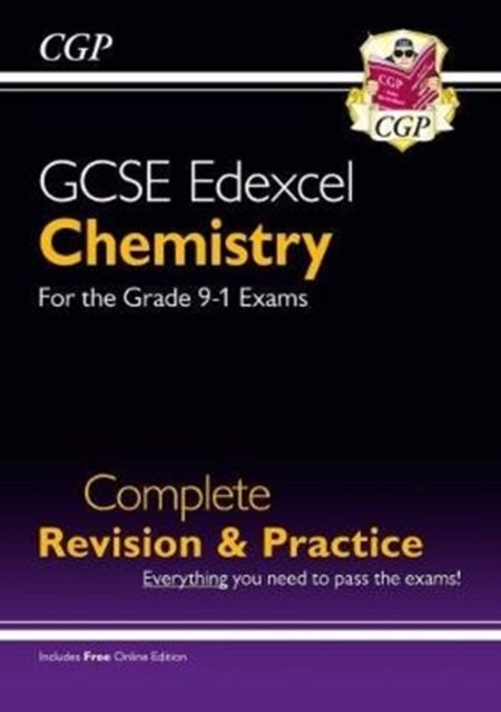 Book cover of GCSE Chemistry Edexcel Complete Revision & Practice includes Online Edition, Videos & Quizzes