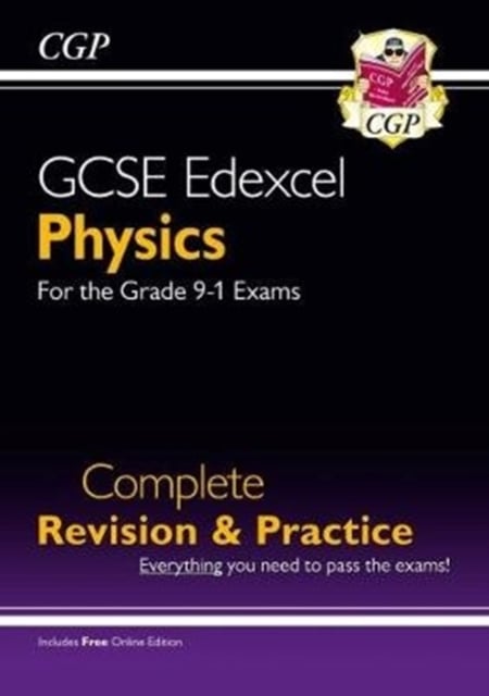 Book cover of GCSE Physics Edexcel Complete Revision & Practice includes Online Edition, Videos & Quizzes