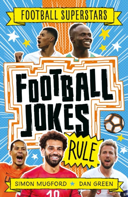 Book cover of Football Superstars: Football Jokes Rule