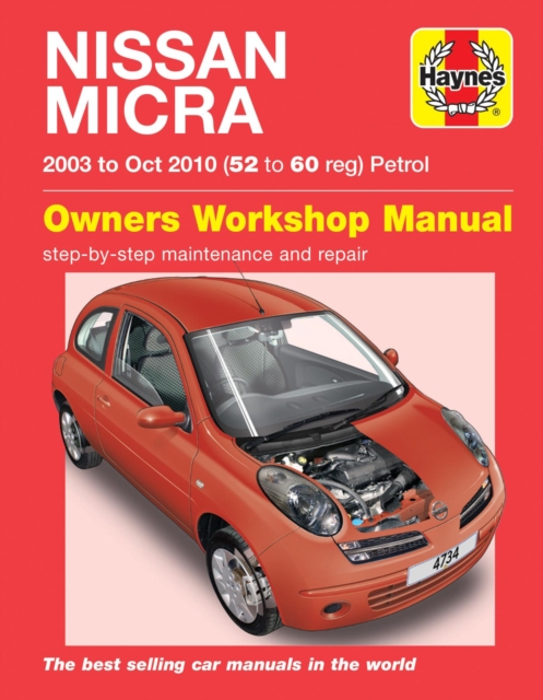 Book cover of Nissan Micra (03 - Oct 10) Haynes Repair Manual
