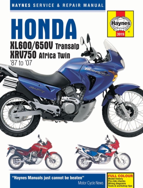 Book cover of Honda XL600/650 Transalp & XRV750 Africa Twin (87 - 07)