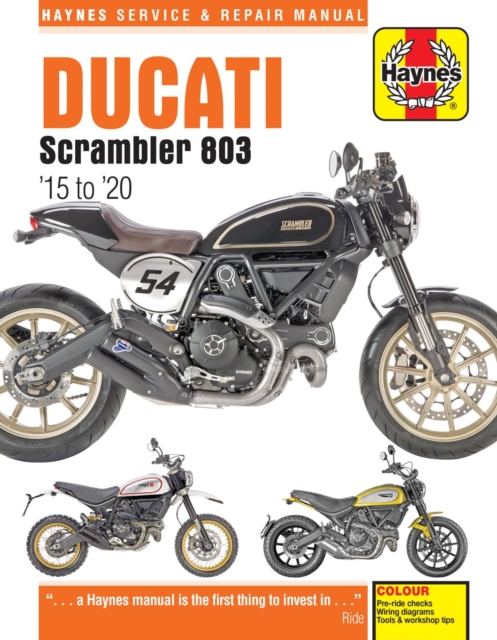 Book cover of Ducati Scrambler 803 (15 - 20) Haynes Repair Manual