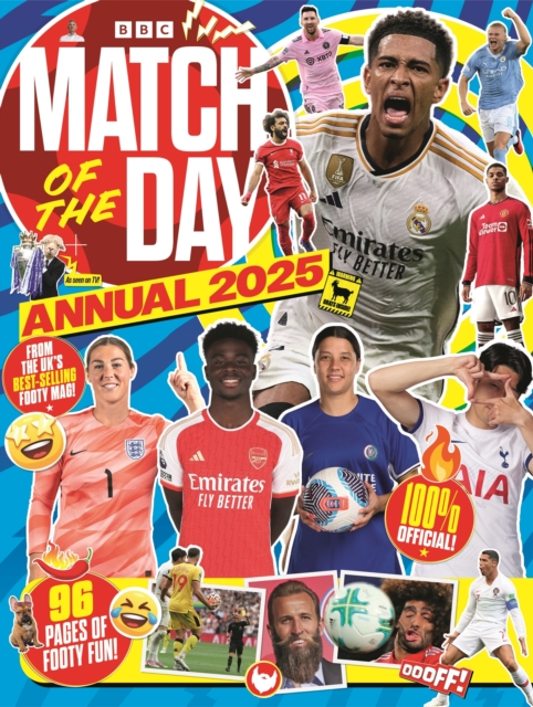 Book cover of Match of the Day Annual 2025