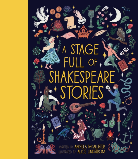 Book cover of A Stage Full of Shakespeare Stories