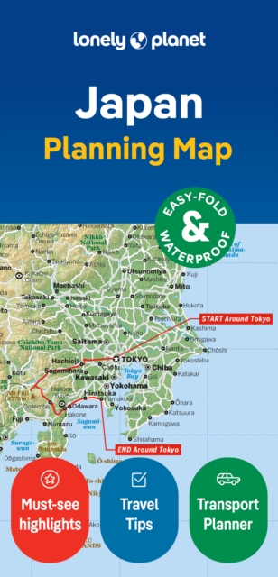 Book cover of Lonely Planet Japan Planning Map