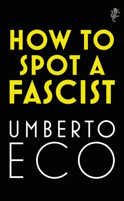 Book cover of How to Spot a Fascist