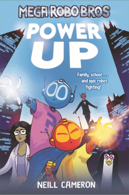 Book cover of Mega Robo Bros 1: Power Up (a Phoenix Comic Book)