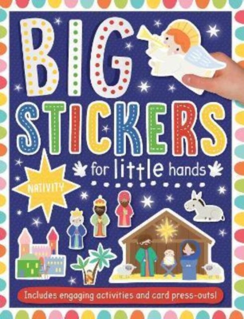Book cover of Big Stickers for Little Hands: Nativity