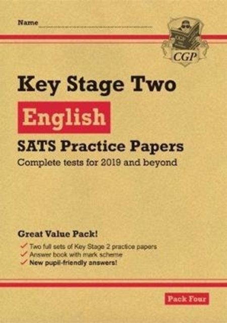 Book cover of KS2 English Year 6 SATS Practice Papers: Pack 4 - for the 2025 tests (with free Online Extras)