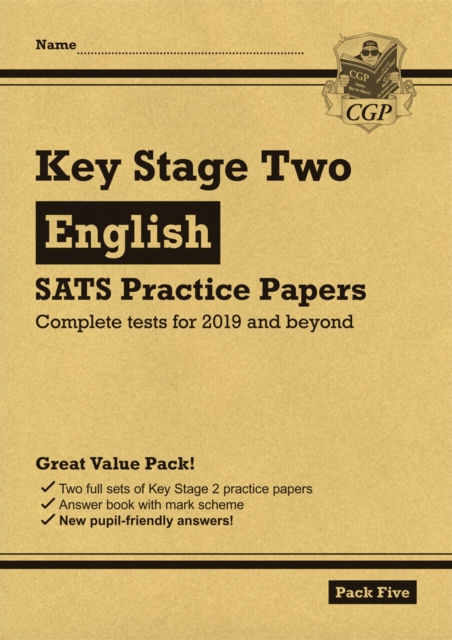 Book cover of KS2 English Year 6 SATS Practice Papers: Pack 5 - for the 2025 tests (with free Online Extras)