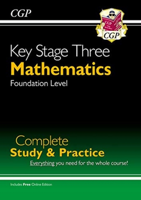 Book cover of KS3 Maths Complete Revision & Practice – Foundation (includes Online Edition, Videos & Quizzes)