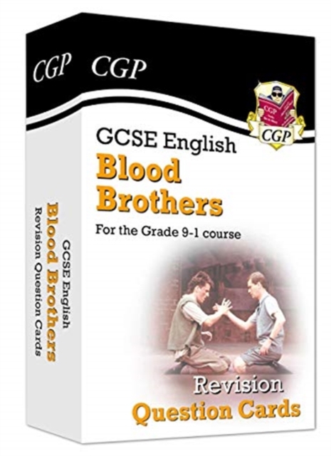 Book cover of GCSE English - Blood Brothers Revision Question Cards