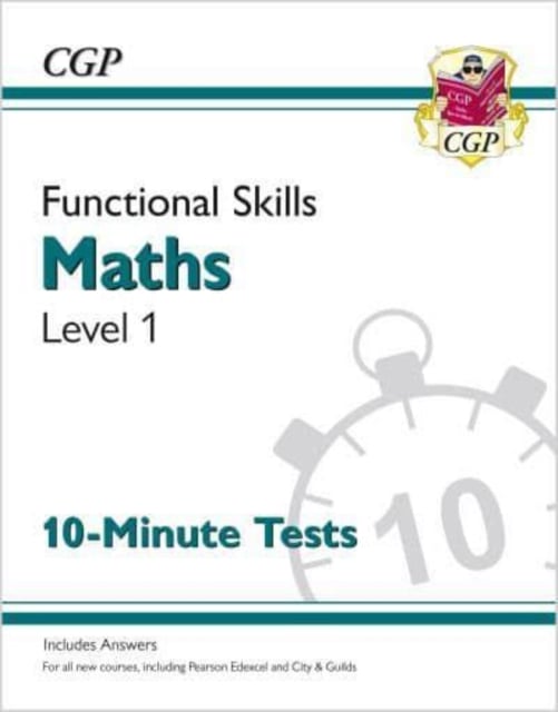 Book cover of Functional Skills Maths Level 1 - 10 Minute Tests