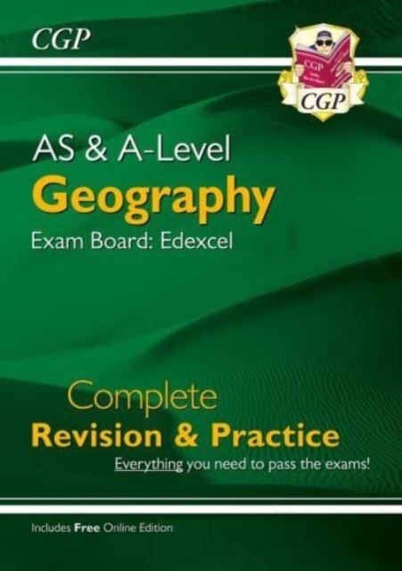 Book cover of A-Level and AS Geography: Edexcel Complete Revision & Practice (with Online Edition)