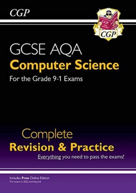 Book cover of GCSE Computer Science AQA Complete Revision & Practice includes Online Edition, Videos & Quizzes