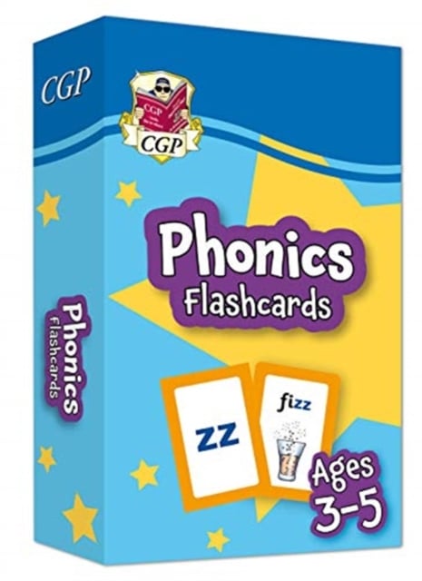 Book cover of Phonics Flashcards for Ages 3-5